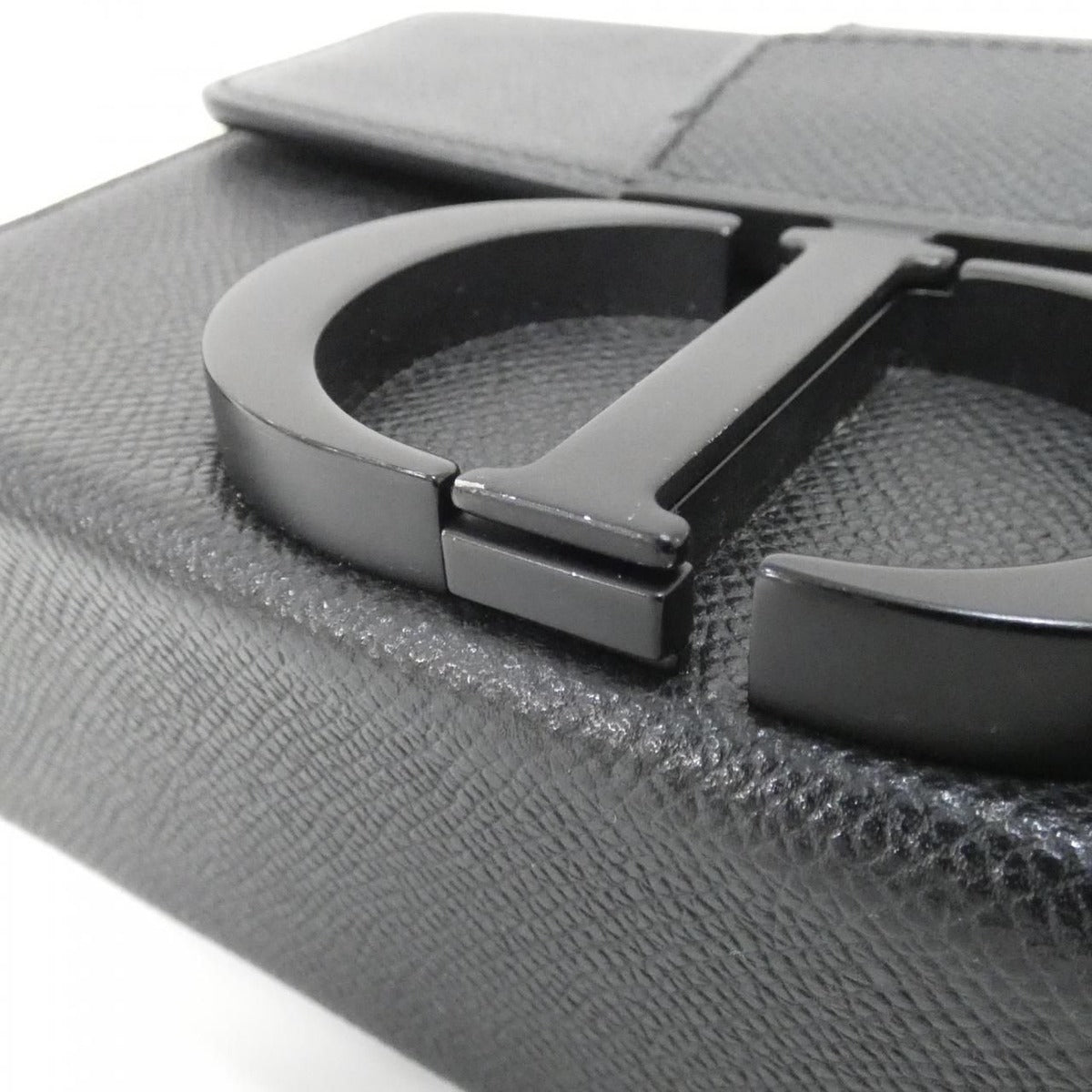 Dior 30 Montaigne Box Shoulder Bag Black — view 4