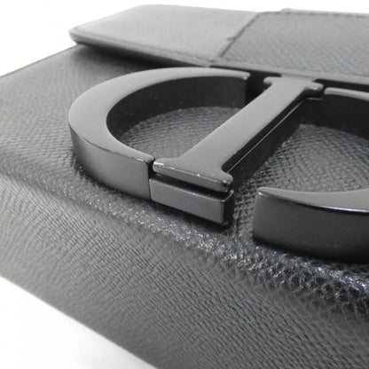 Dior 30 Montaigne Box Shoulder Bag Black — view 4