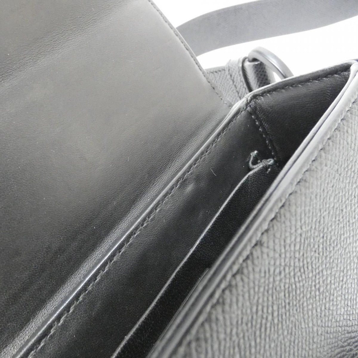Dior 30 Montaigne Box Shoulder Bag Black — view 8