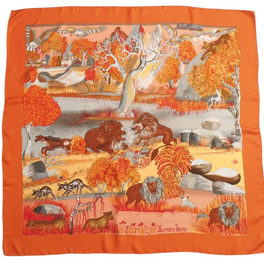 Hermes Nuba Mountain Nuba Mountain Carré 90 Scarf Silk Twill Square French