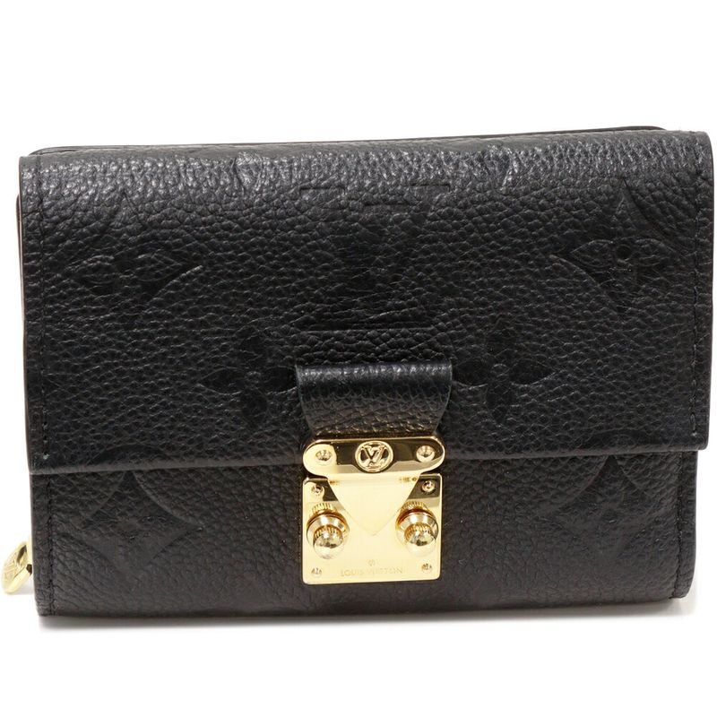 Louis Vuitton Round Zipper Bifold Wallet With Change Pocket Monogram Empreinte