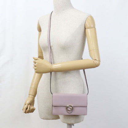 Gucci Interlocking G 369664 Long Wallet Bifold Leather Women