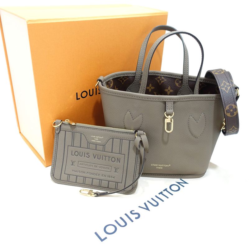 Louis Vuitton Neverfull Inside Out BB Tote Bag M12099 RFID Monogram -