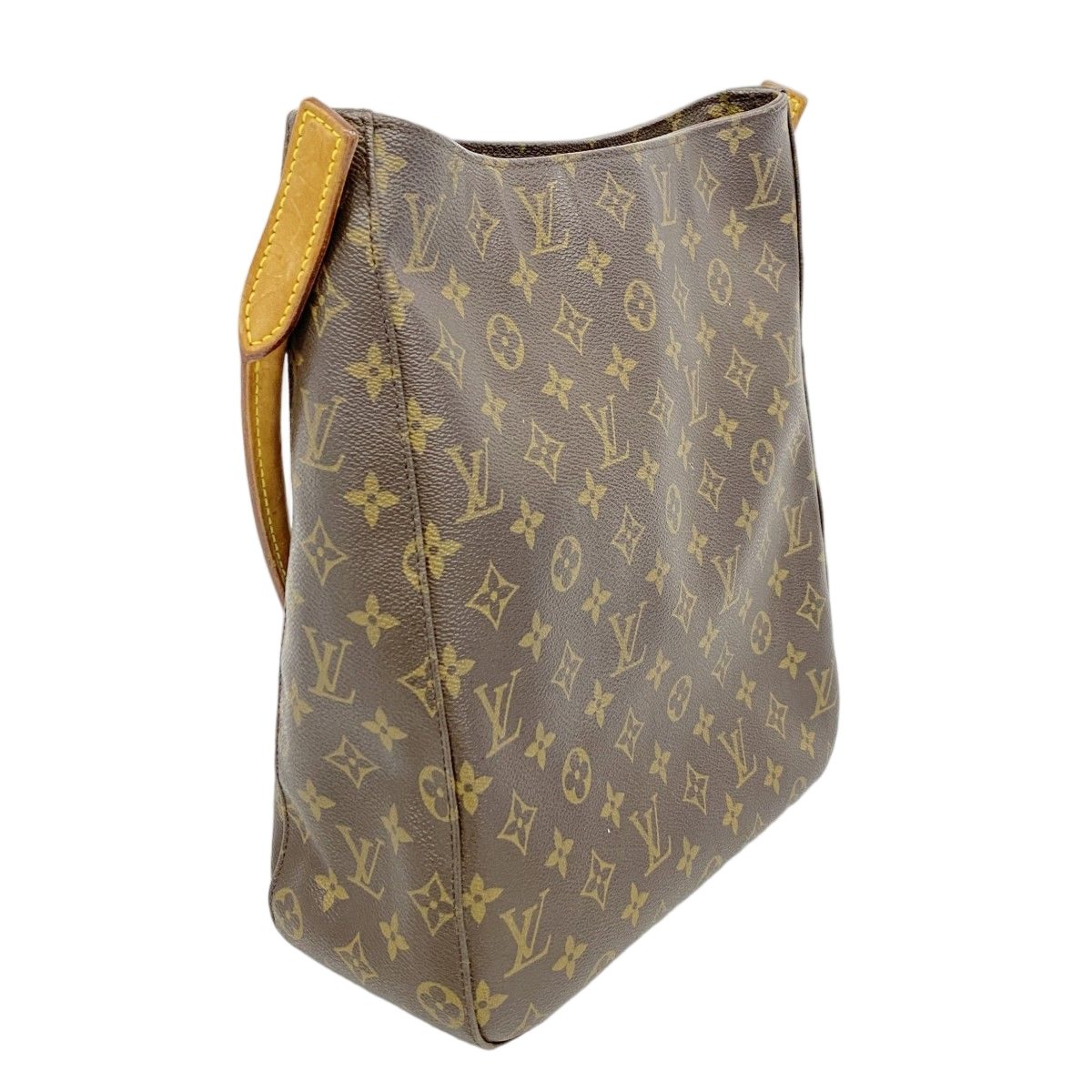 Louis Vuitton Shoulder Bag Monogram Looping GM Brown — view 2