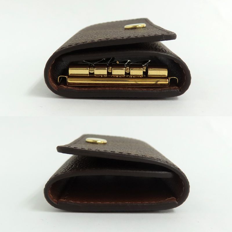 Louis Vuitton Key Case Multicles 4 M69517 Monogram Brown Gold Hardware