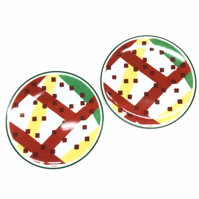 Hermes Ipomobile Plates Set of 2