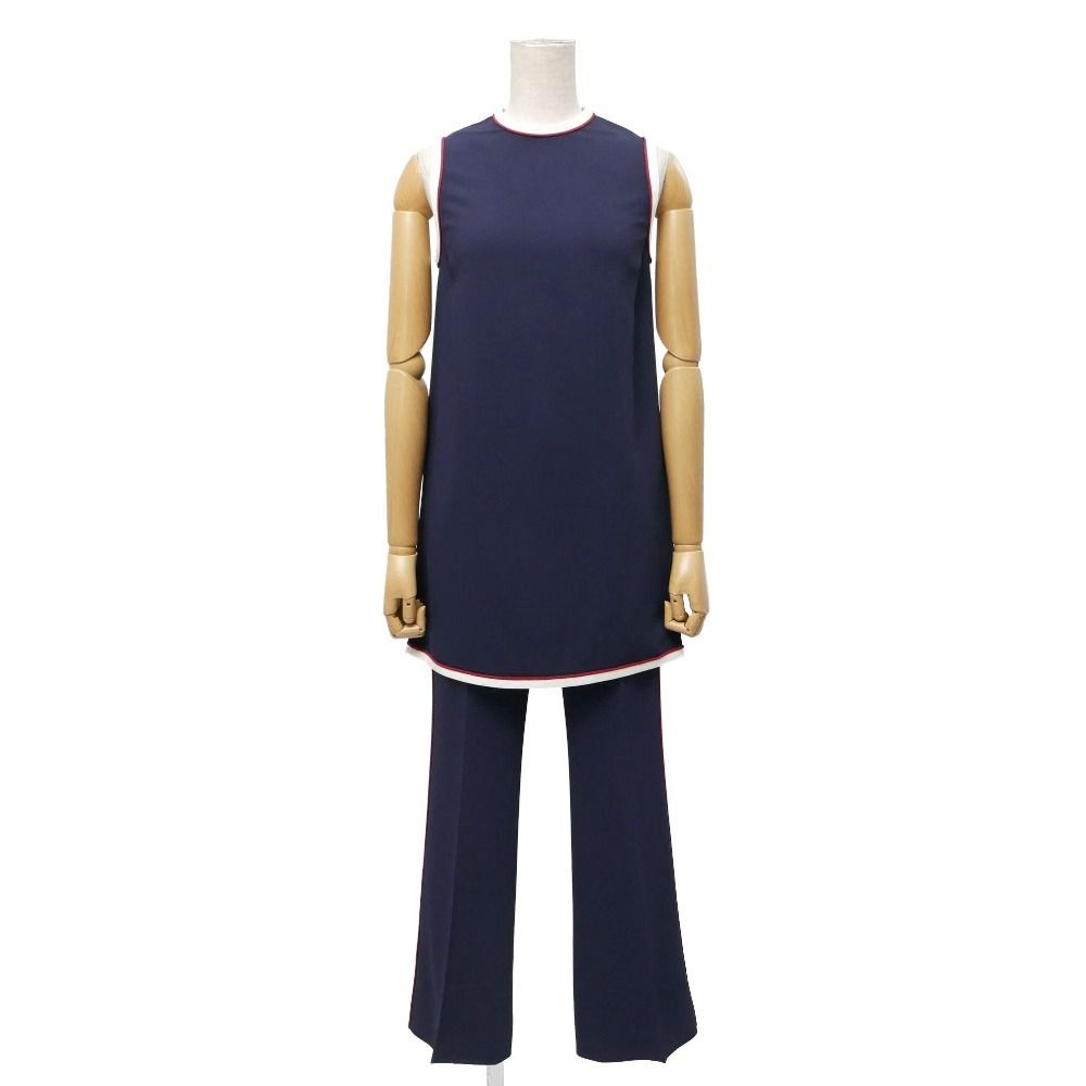 Gucci Pants 36 Jersey Sleeveless Tunic Sideline Navy