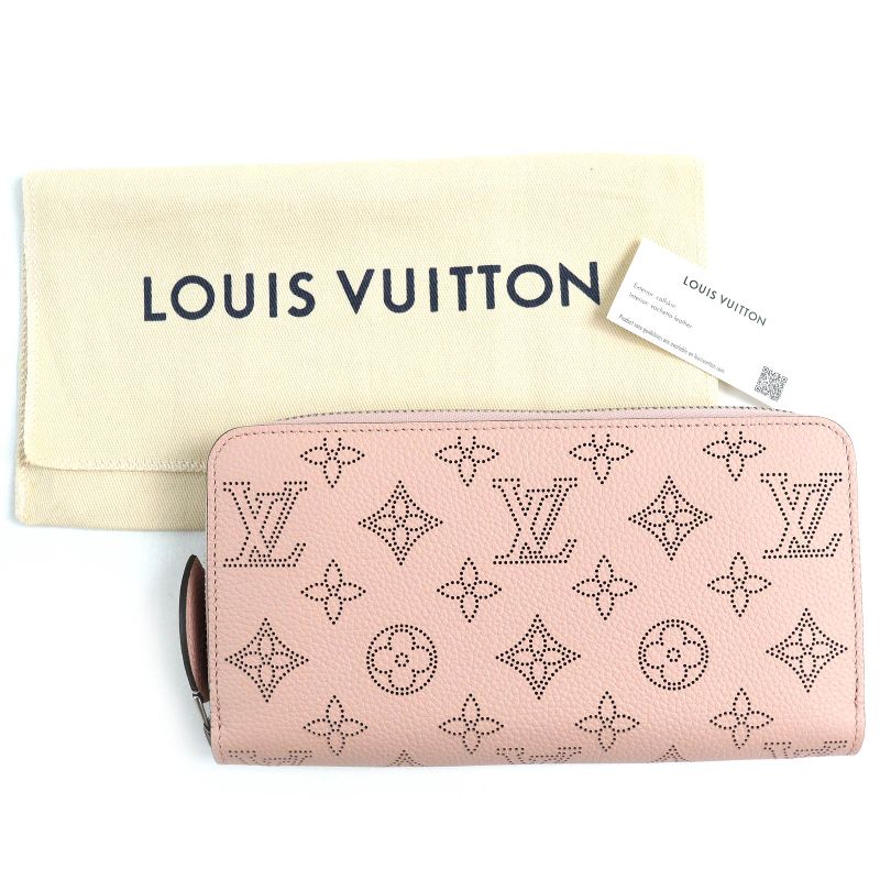 Louis Vuitton M61868 Mahina Monogram Zippy Wallet Long Wallet Magnolia Storage