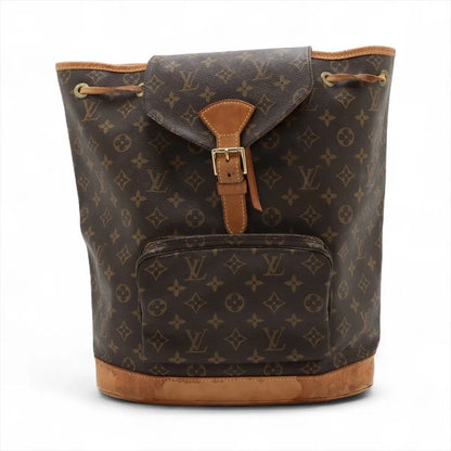 Louis Vuitton Monogram Montsouris GM M51135 Leather Backpack Sac Backpack Bag