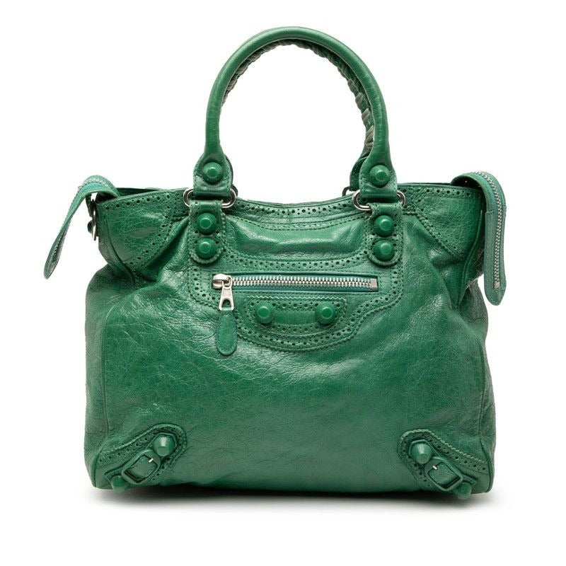 Balenciaga Giant Vero Green Leather