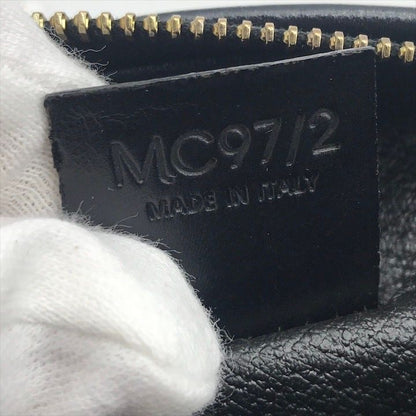 Celine Black Macadam Triomphe Leather Second Pouch Case Brown