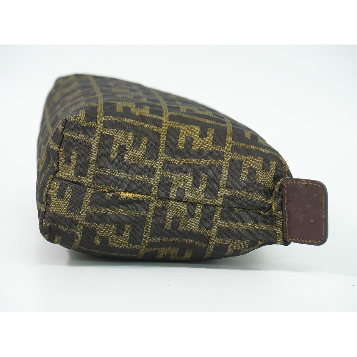 Fendi Zucca Pouch Case Nylon Brown — view 4