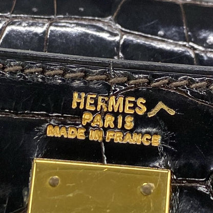 Hermes Shoulder Bag Mini Kelly Dark Brown Outer Stitching/gold Hardware