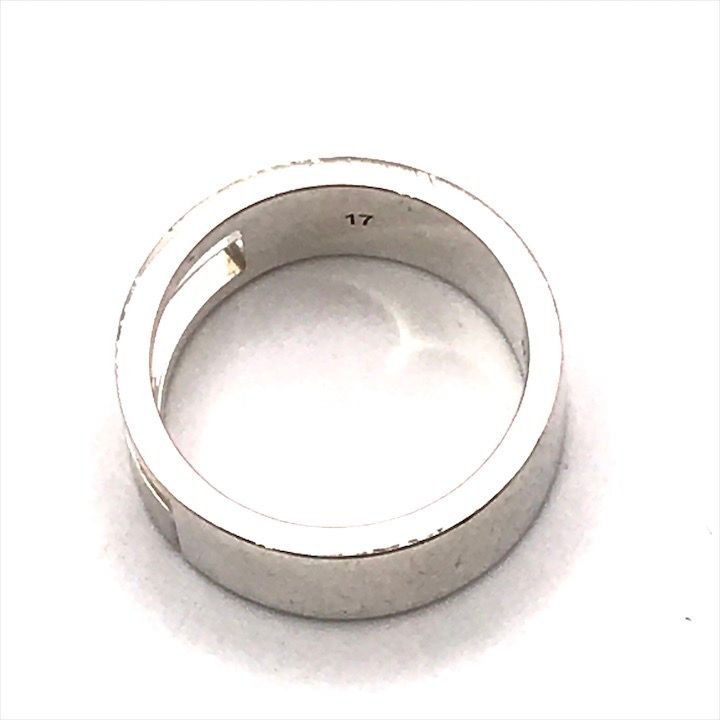Gucci Brandet Ring Silver