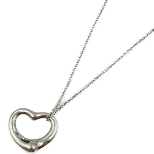 Tiffany & Co Open Heart Elsa Peretti 925 Silver Necklace 007