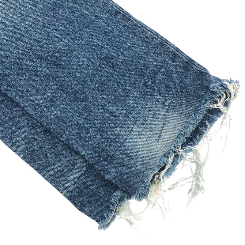 Gucci 23aw Delave Denim Jeans Vintage Cutoff Denim Pants 760651 Xdc01 Indigo 31