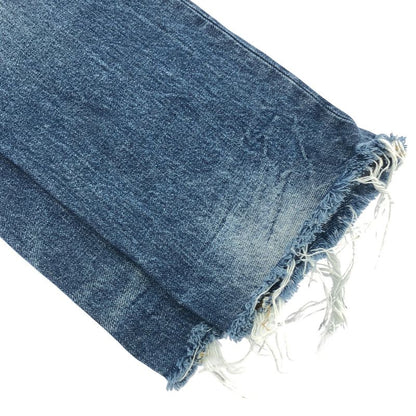 Gucci 23aw Delave Denim Jeans Vintage Cutoff Denim Pants 760651 Xdc01 Indigo 31