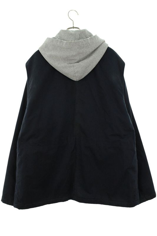 Balenciaga 23AW 751713 Top08 Doubleb Workwear Hoodie Blouson Men 3