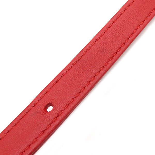 Christian Dior 2way Bag Lady Dior Mini Lambskin Red Gold Hardware Red Shoulder