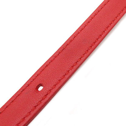 Christian Dior 2way Bag Lady Dior Mini Lambskin Red Gold Hardware Red Shoulder