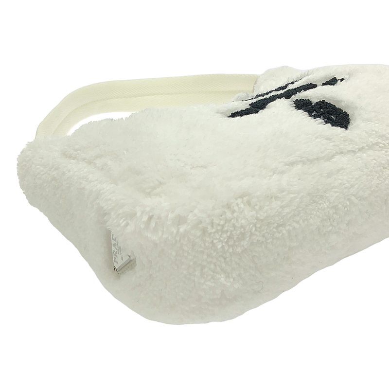 Prada Re-edition 2000 Spugna 1ne515 Terry Mini Shoulder Bag - White - Women