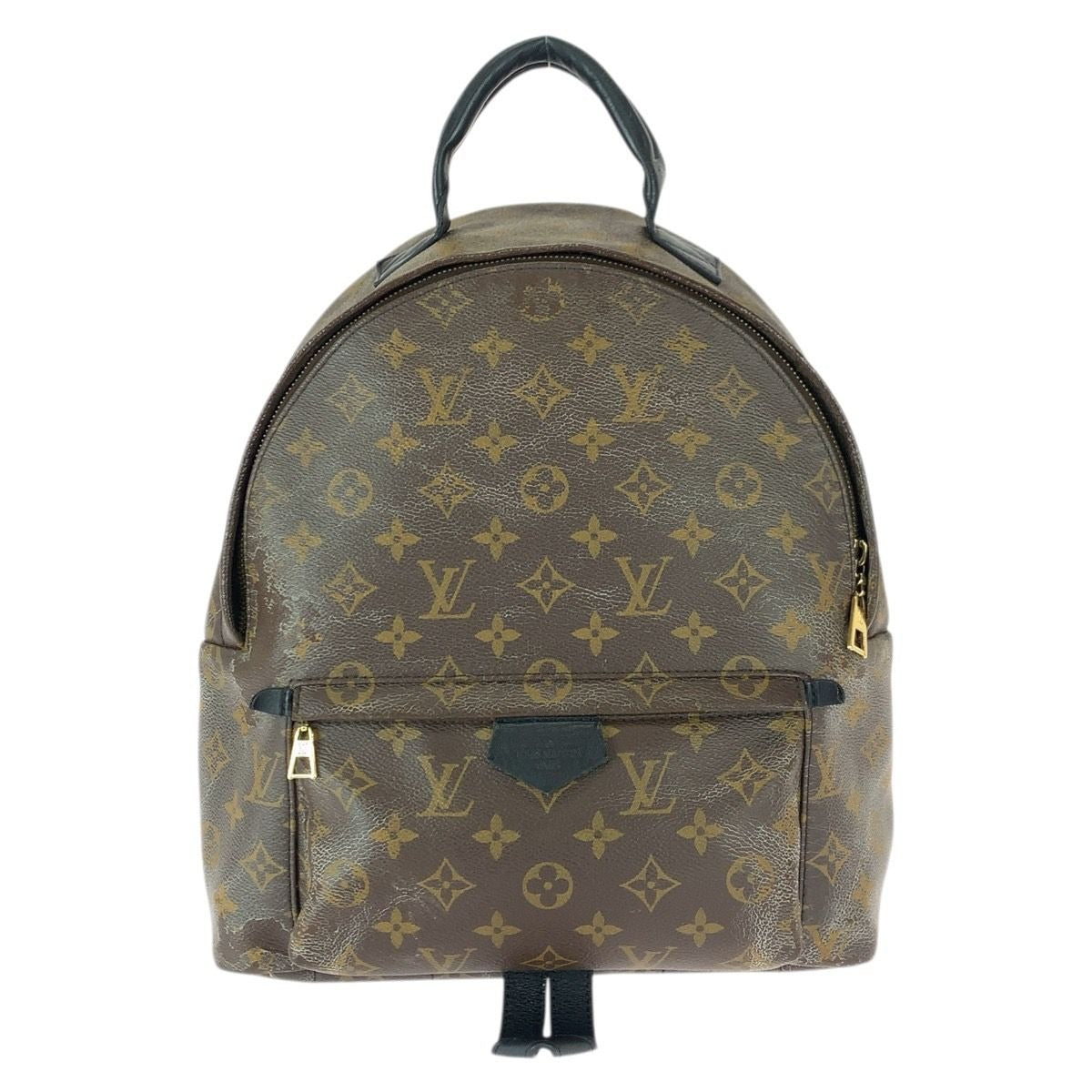 Louis Vuitton Monogram Palm Spring MM Brown Black Gold