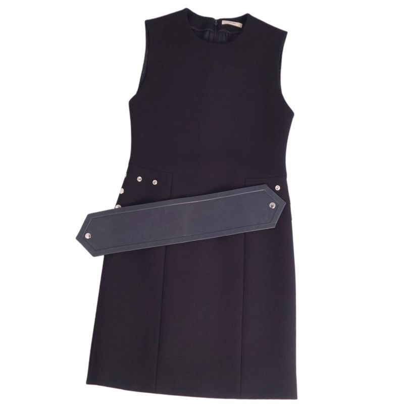 Celine Dress Phoebe Period Sleeveless Leather Belle