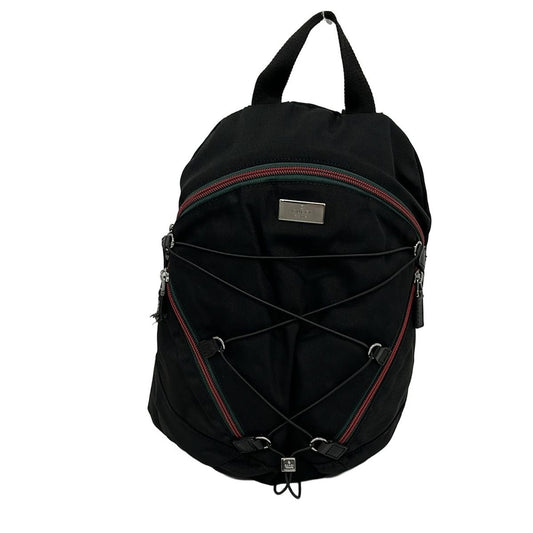 Gucci Backpack Sherry Black Green Red X