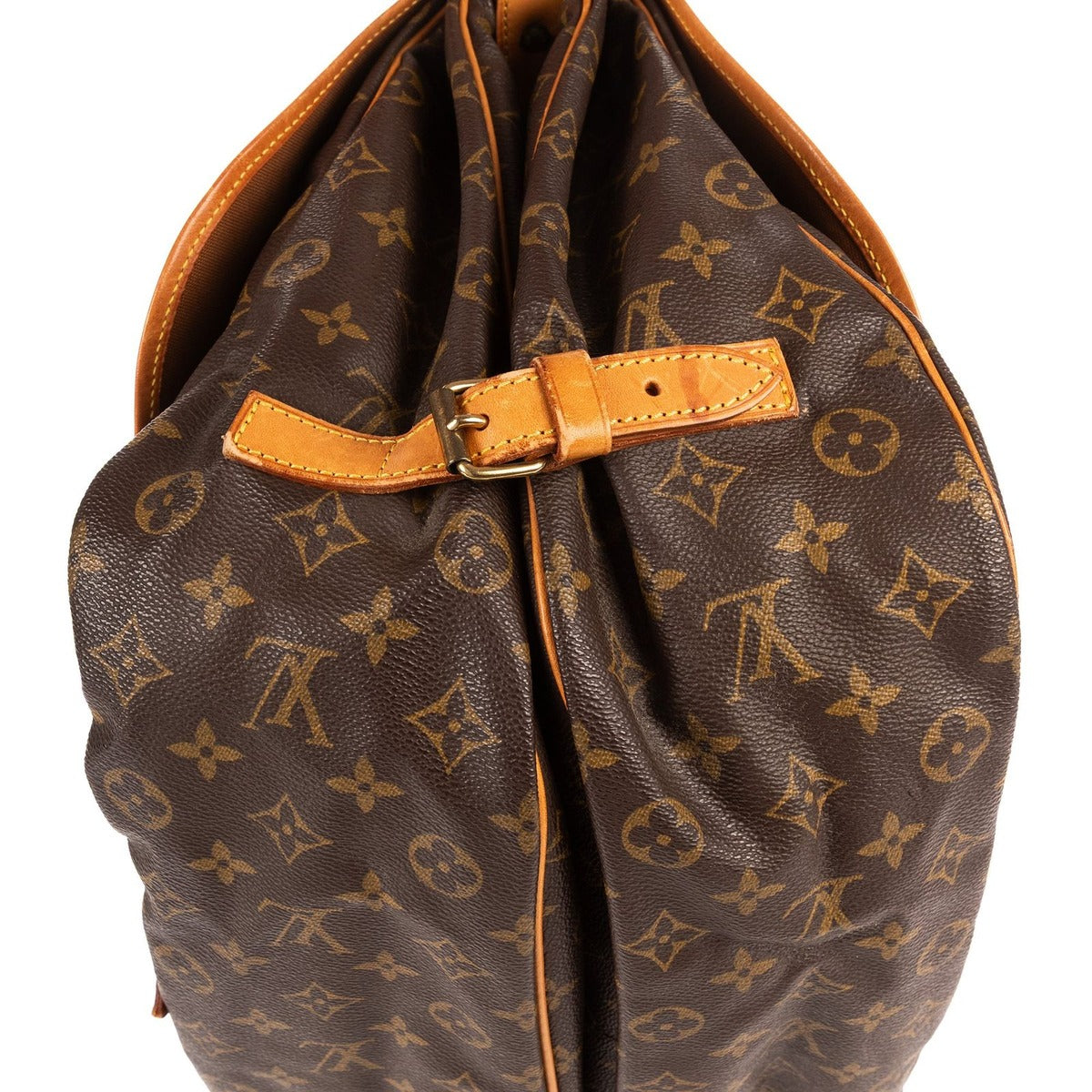 Louis Vuitton Saumur Brown Monogram Canvas Shoulder Bag — view 8