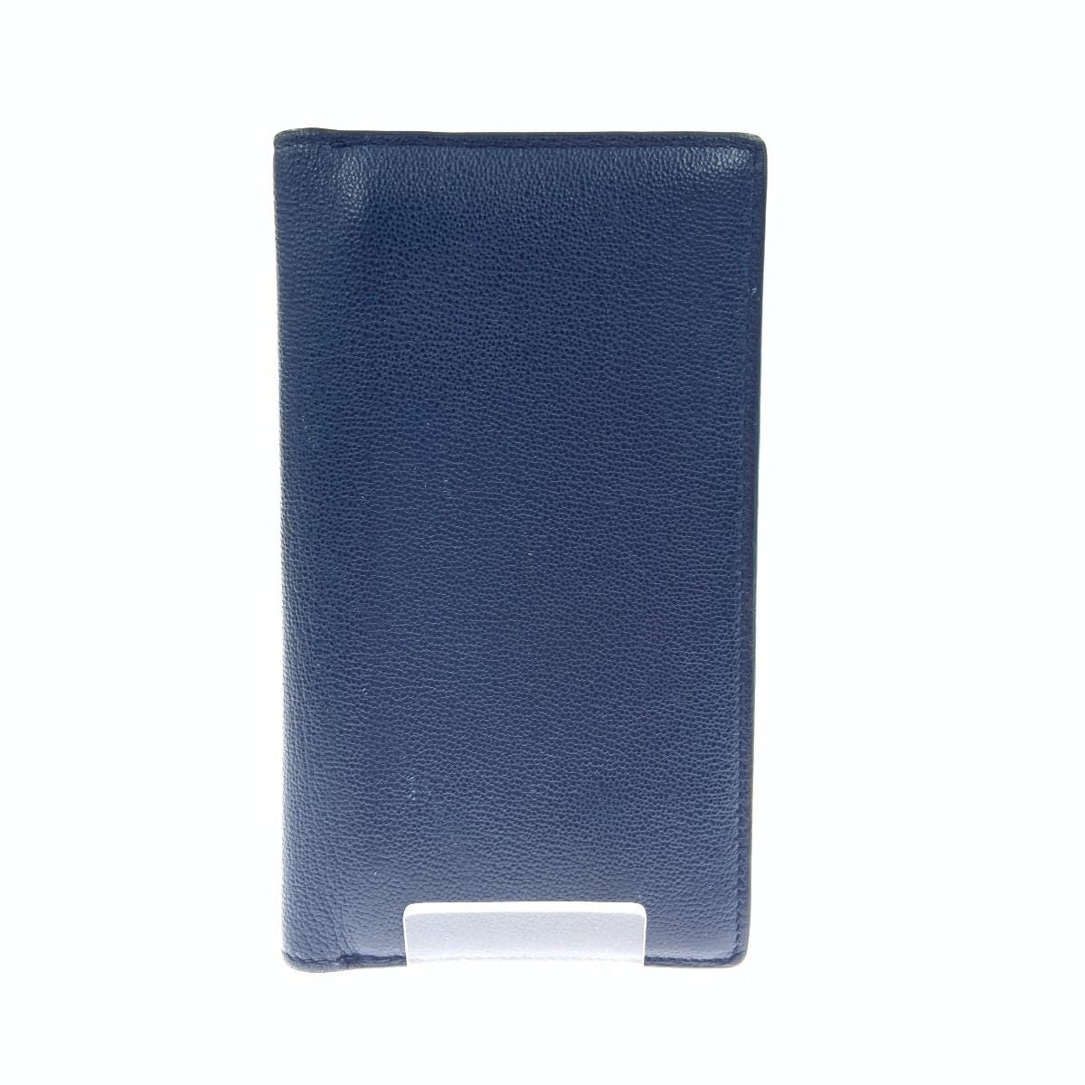 Bvlgari Leather Bifold Wallet Blue