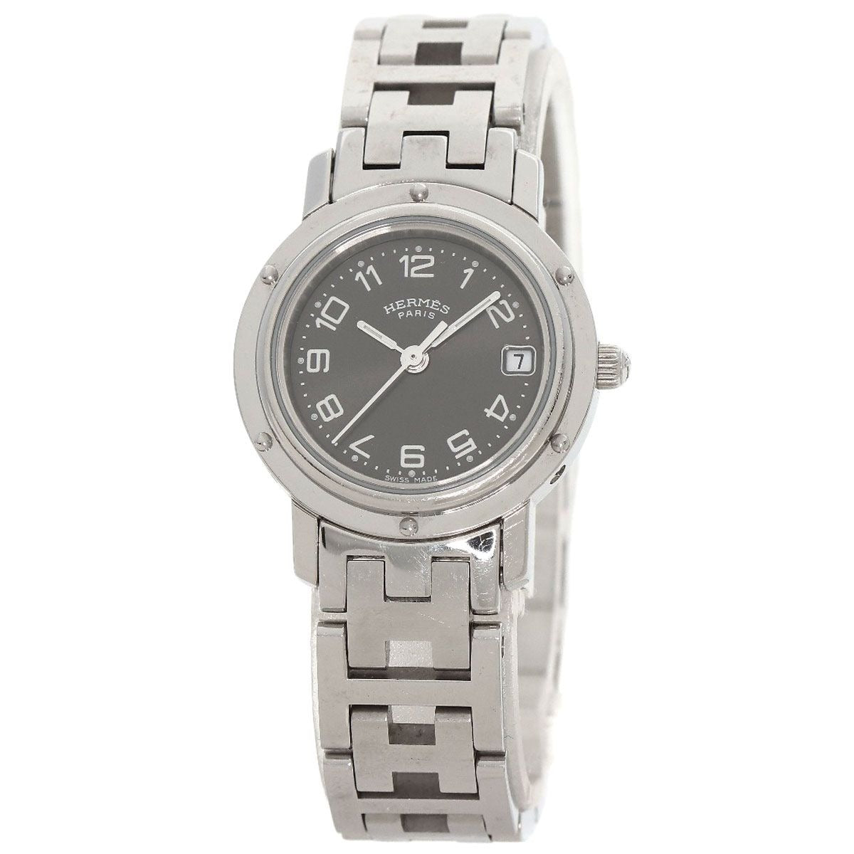 Hermes Clipper Watch SS