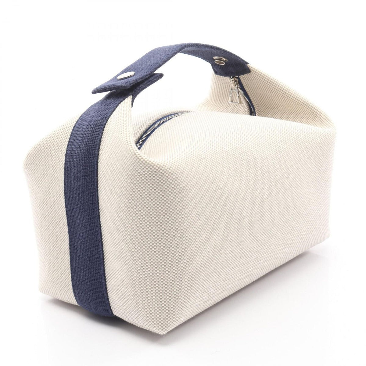 Hermes Handbag Brid-a-brac GM Cabriole Natural Navy Canvas Bride-a-Brac — view 2