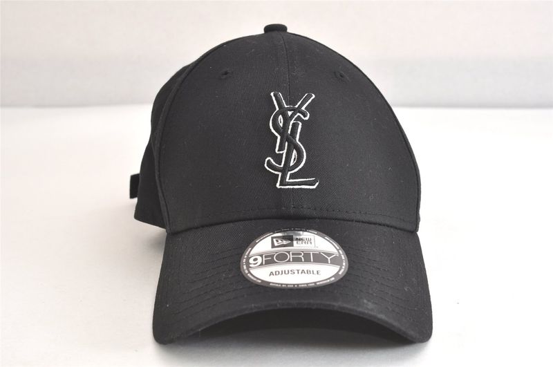 Saint Laurent Nieuw Ella Vintage Cap Canvas Black 2751n