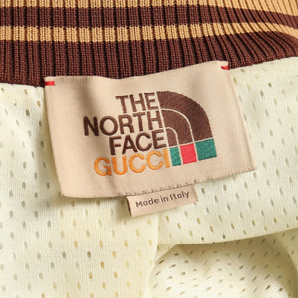 Gucci the North Face Forest Print Sherry Jacket Brown Multi-color — view 3