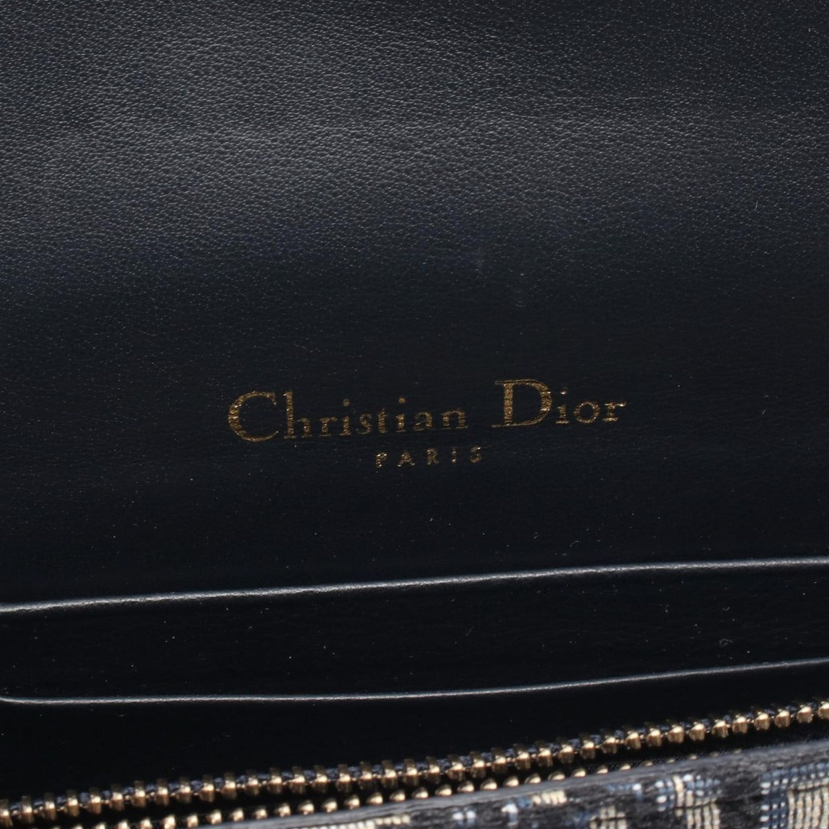 Dior Waist Bag Oak Navy Canvas — view 4