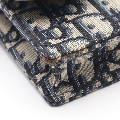 Dior Waist Bag Oak Navy Canvas — view 7