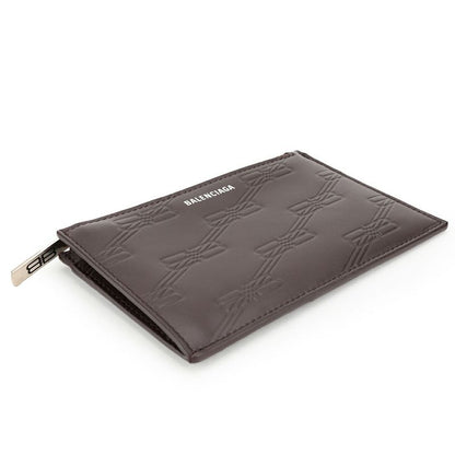 Balenciaga Card Case Signature Brown