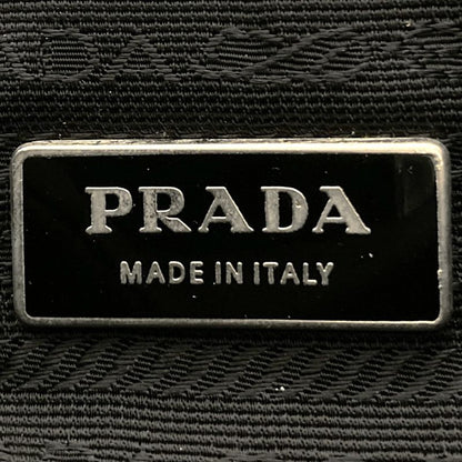 Prada Shoulder Bag Crossbody Bag Triangle Logo Black Nylon Men Women Fashion