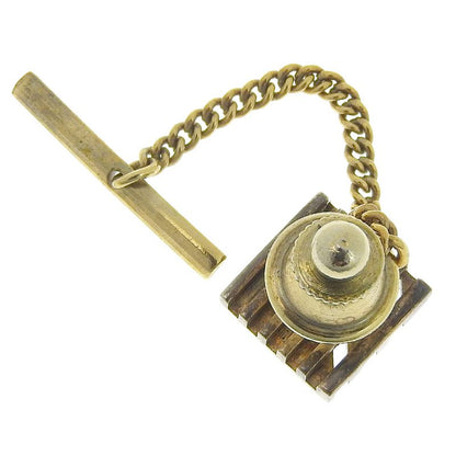 [dior] Christian Dior Logo Gold Plated Men's Tie Pin