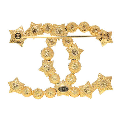 Chanel Brooch Rhinestone And Costume Pearl Brooch White/gold