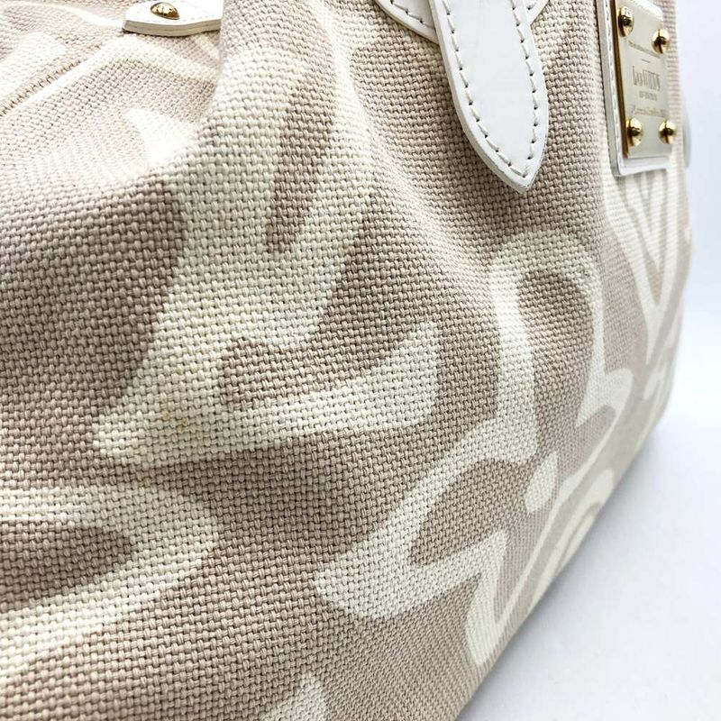 Louis Vuitton M95674 Taisienne PM Tote Bag Beige Canvas/leather