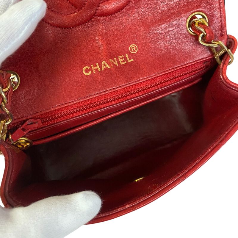 Chanel Mini Matelasse Chain Shoulder Bag No 1 Lambskin Shoulder Bag Cabasn