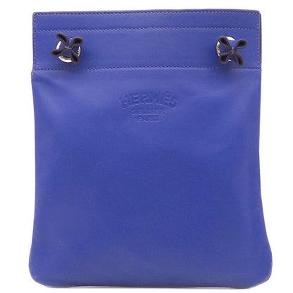Hermes Shoulder Bag Sac Aline Mini Swift Blue Electric Silver Hardware Blue D
