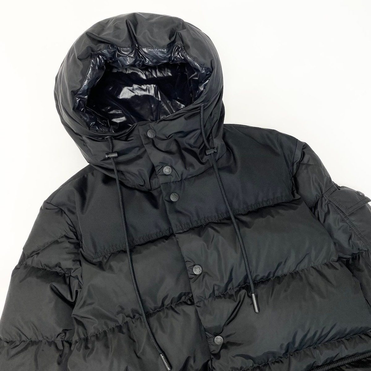 Moncler Erquy Down Coat 2 Black Can Be Worn by — view 4