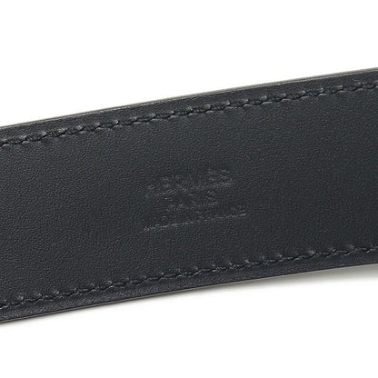 Hermes Leather Belt Black Size 75 Stamped □R Manufactured In 2014