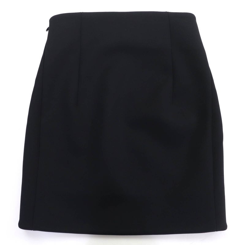 Balenciaga 2021 662987 Bonding Miniskirt Black 34 Ladies
