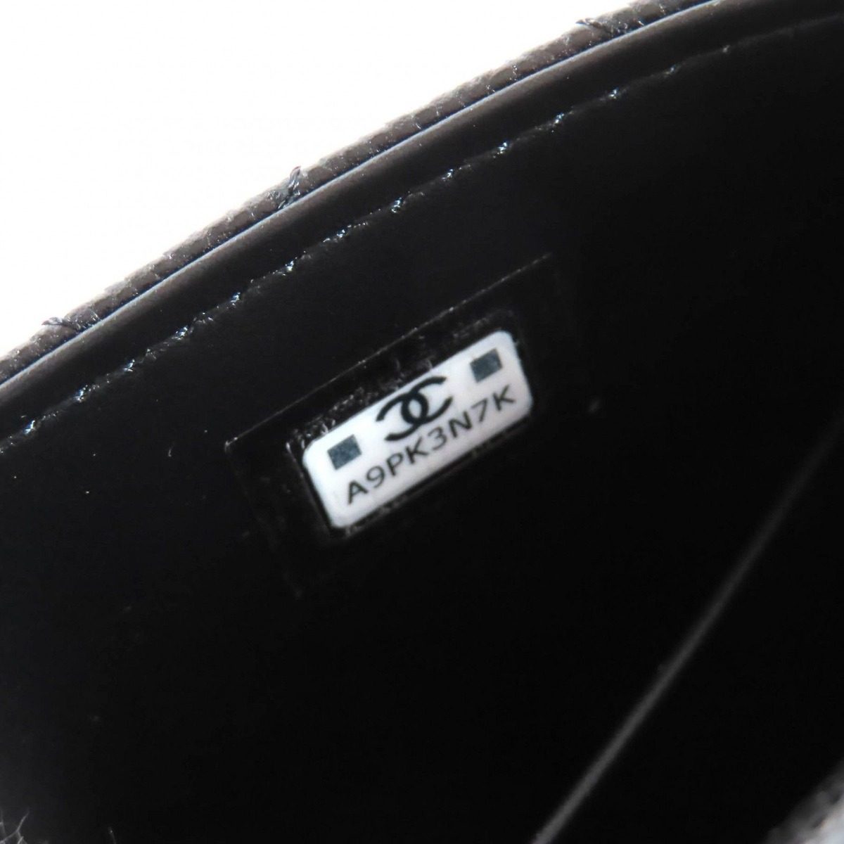 Chanel Caviar Leather Coco Handle Mini Shoulder Bag Black Gold — view 13