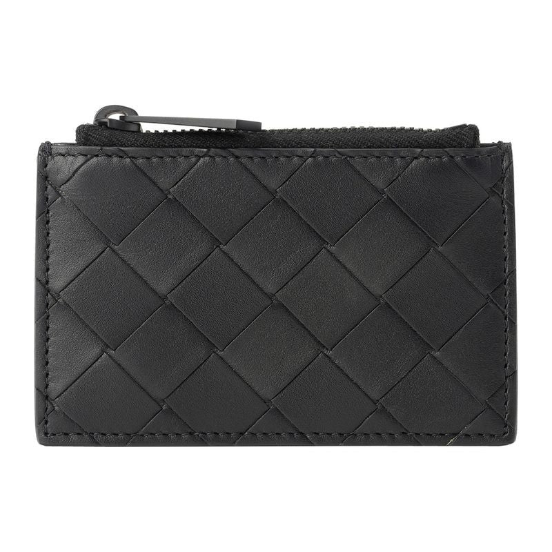 Bottega Veneta Coin Case Zipper Nero