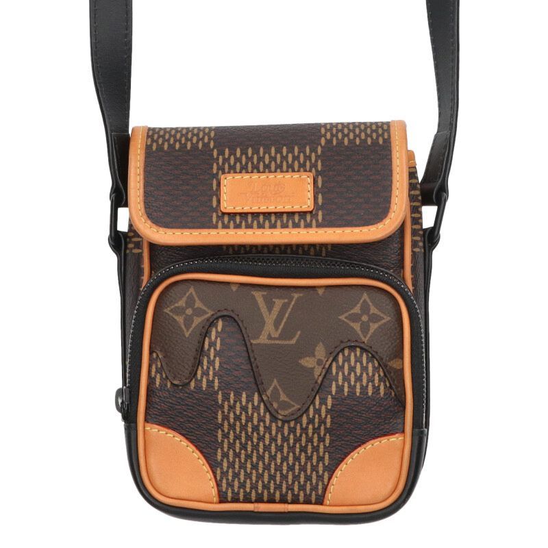 Louis Vuitton 20AW N40357 Amazon Messenger Damier Ebene Giant Monogram Shoulder