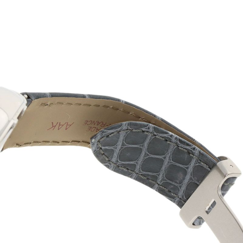 Cartier W1020012 Chronoscaf SM Wristwatch SS Leather Ladies